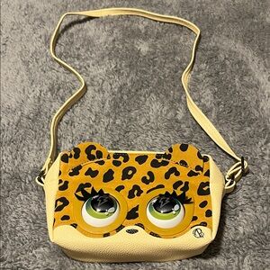 COOL PURSE PETS LEOPARD LEOLUXE CROSSBODY BAG EYES BLINK OVER 25 SOUNDS